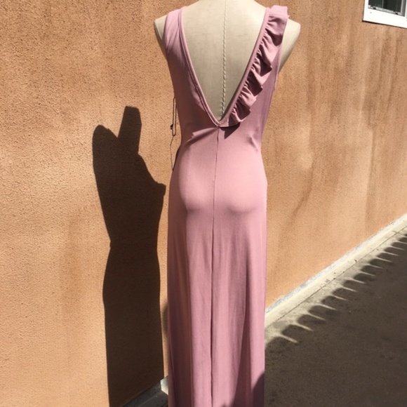 Emory Park NWT Maxi Dust Pink Dress Sz M - Picture 3 of 7